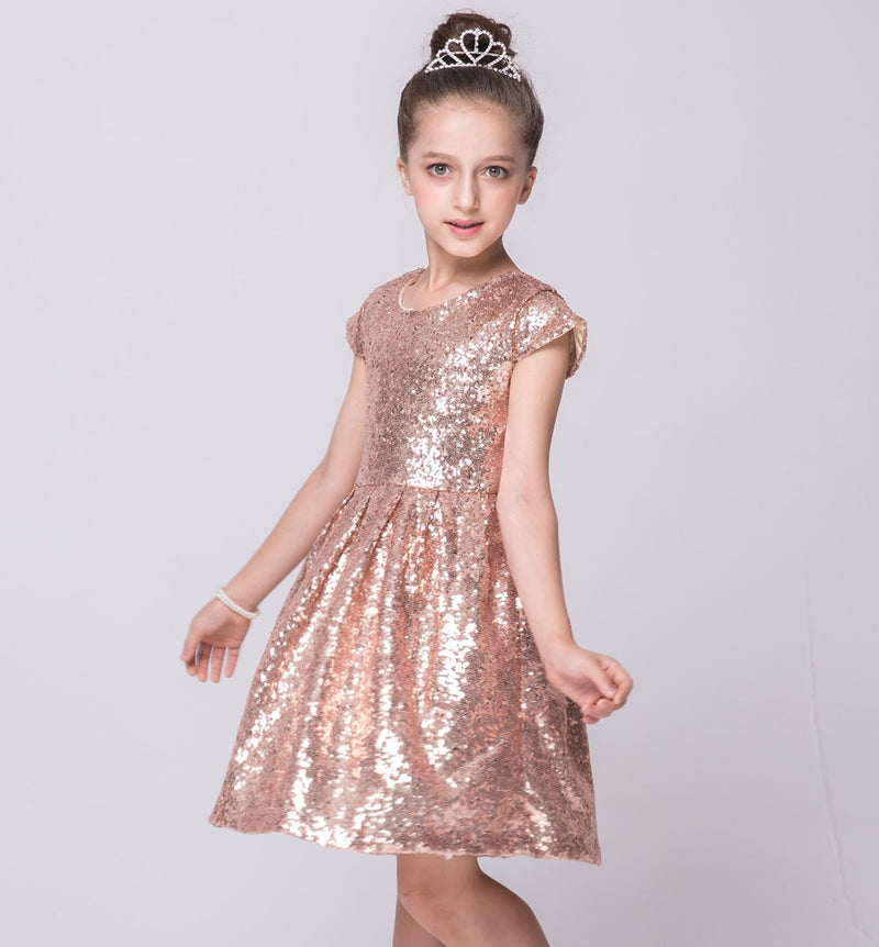 Girls sequin princess dress