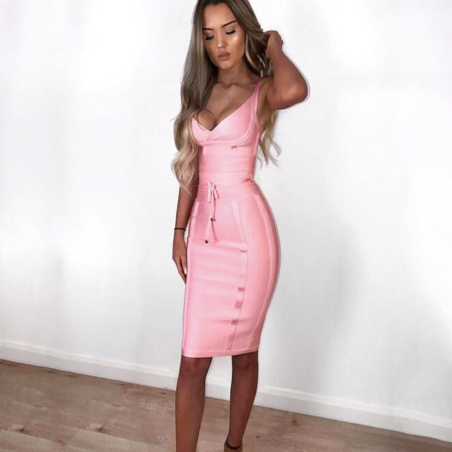 Jennifer v-neck bodycon