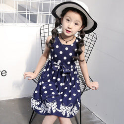 Girls polka dot dress