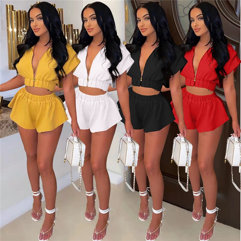 Evelynn top and shorts co-ord