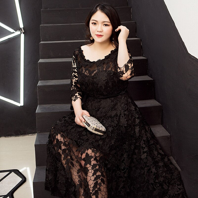 Vivian lace fromal dress