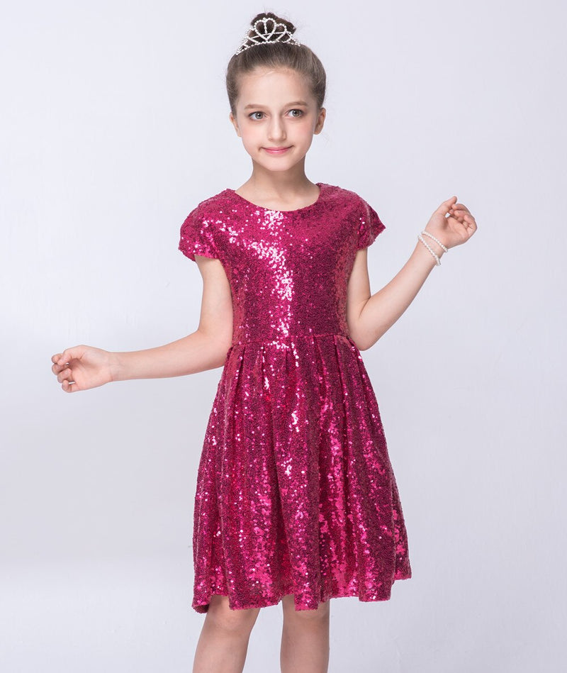 Girls sequin princess dress