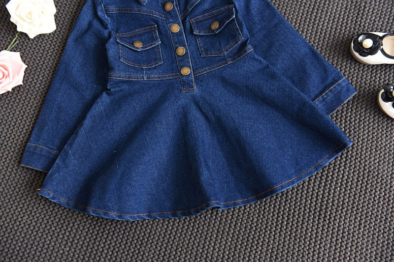 Zara girls denim dress