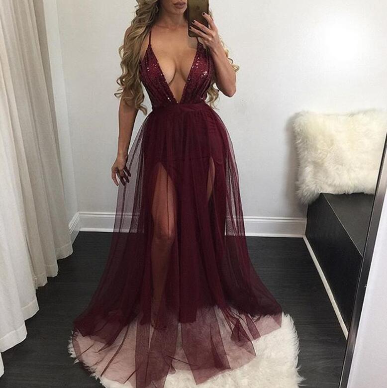 Yara v-neck ball gown