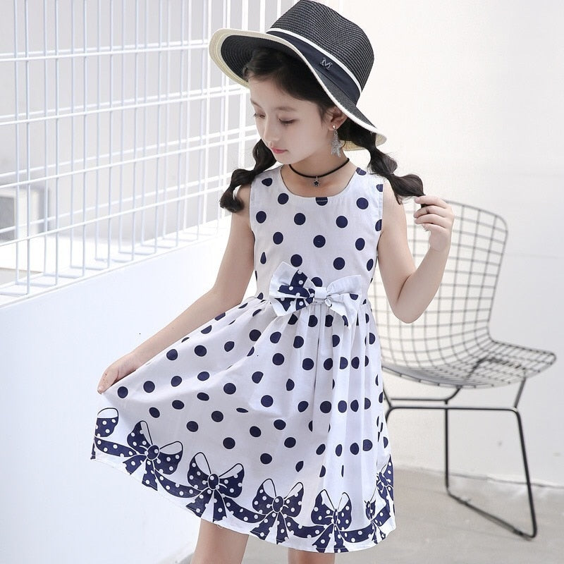 Girls polka dot dress