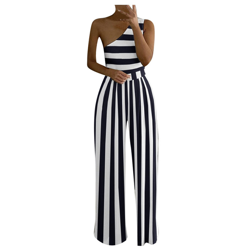 Viviana striped jumpsuit