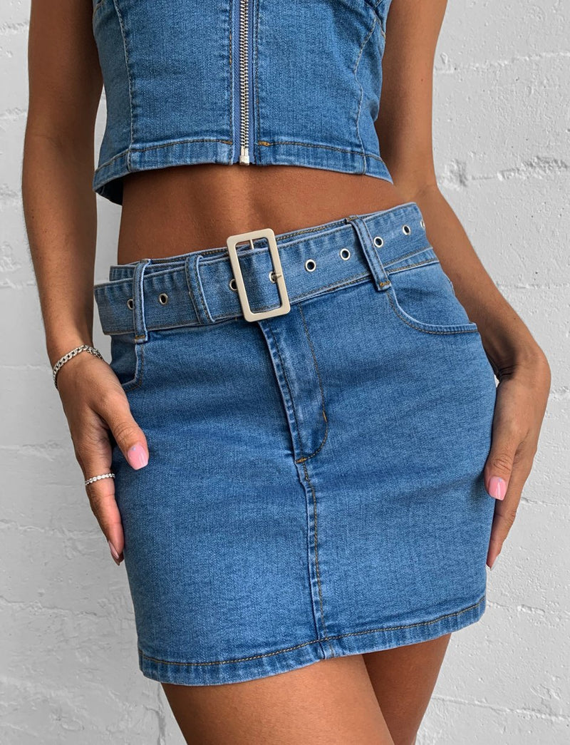 Kira denim co-ord