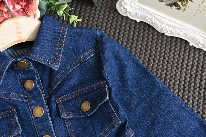 Zara girls denim dress