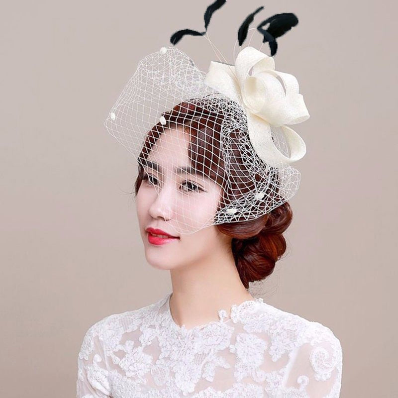 Meredith veil fascinator