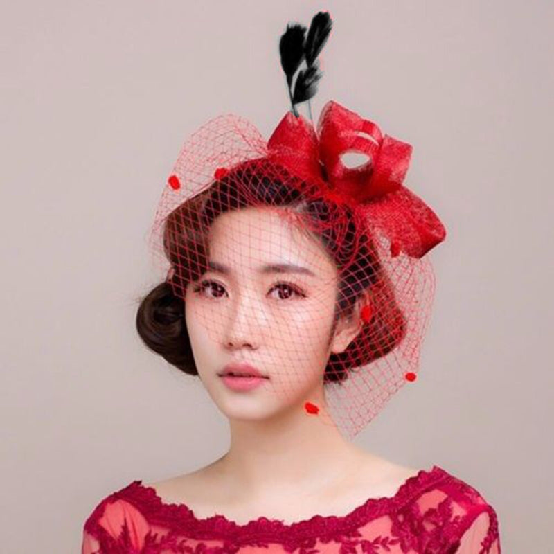 Meredith veil fascinator