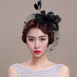 Meredith veil fascinator