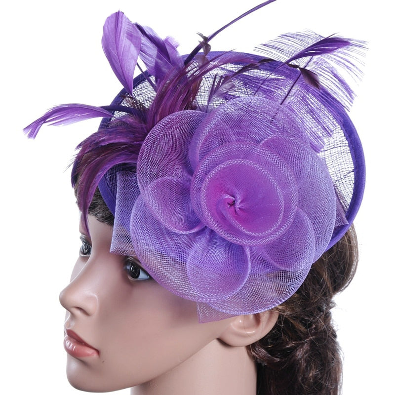 Frances tea party fascinator