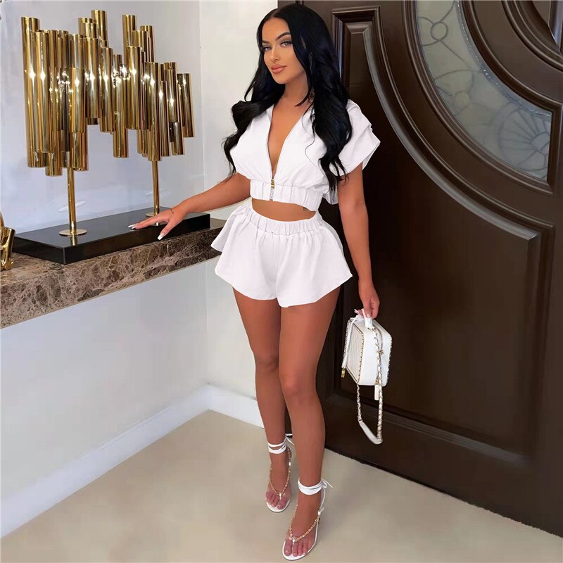 Evelynn top and shorts co-ord