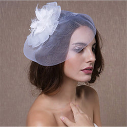 Bridal flower fascinator