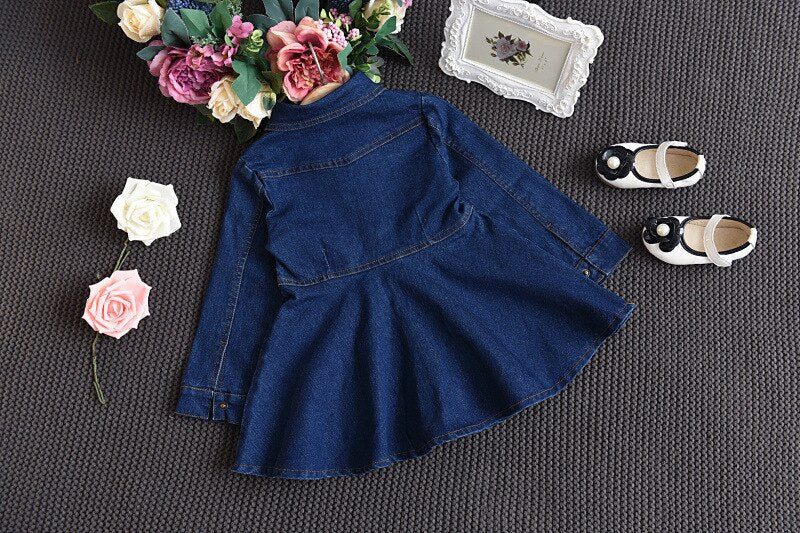 Zara girls denim dress