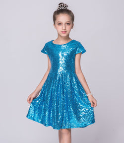 Girls sequin princess dress