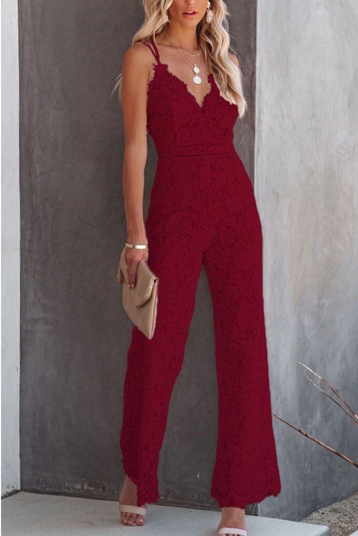 Margot high waist backless jumpsuit