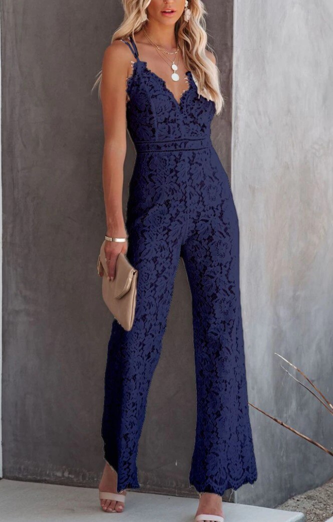 Margot high waist backless jumpsuit