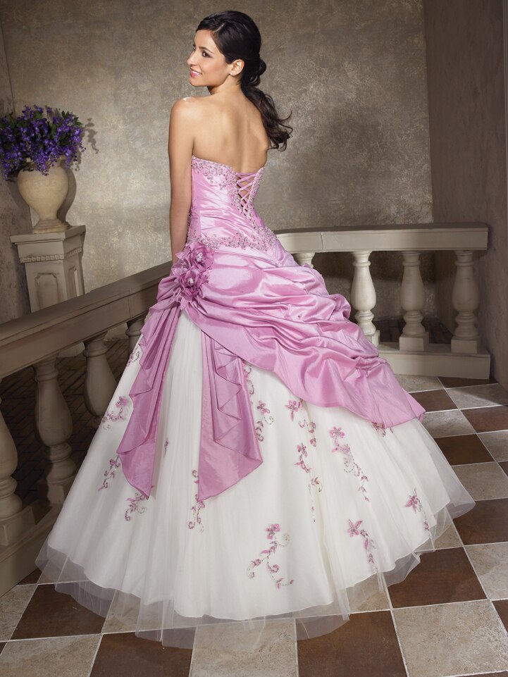 Hannah embroidered ball gown