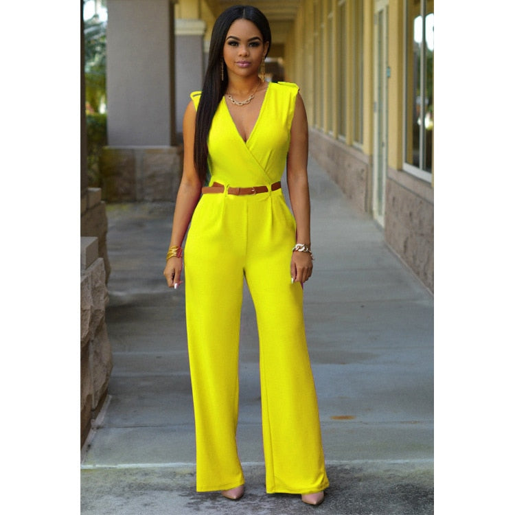 Noemi belt jumpsuit