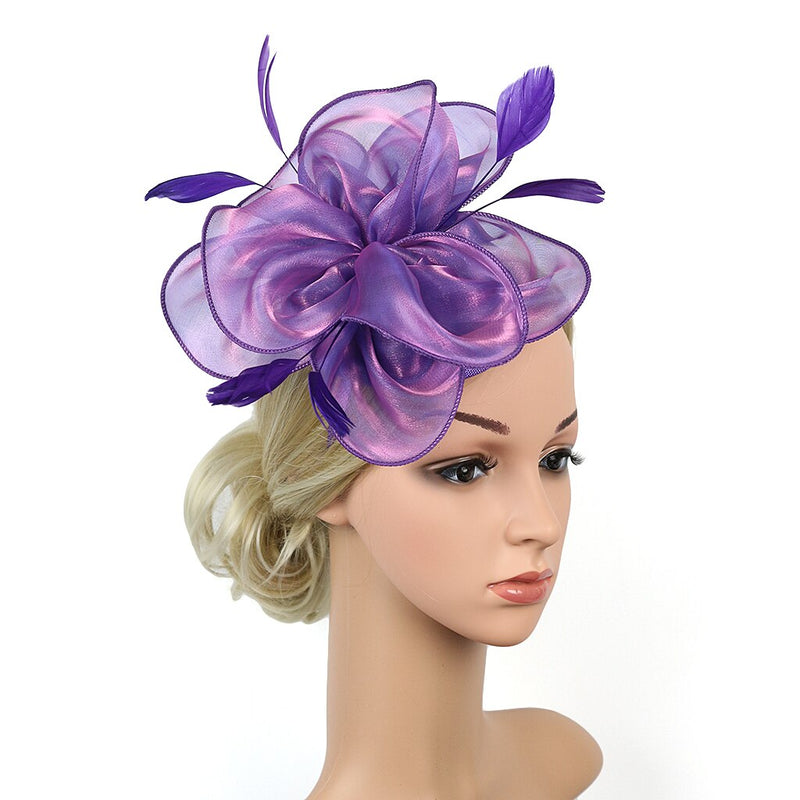 Lola flower fascinator