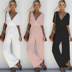 Luciana short sleeve jumpsuit