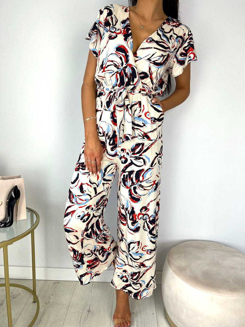 Kehlani floral print jumpsuit