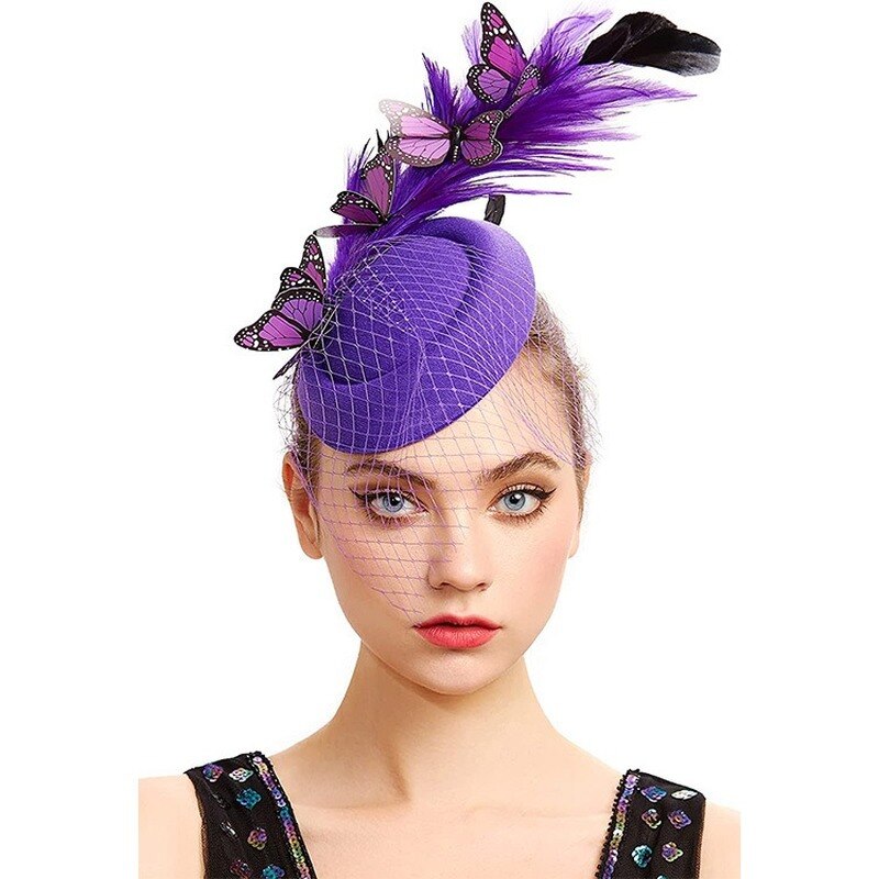 Kaia fedora fascinator