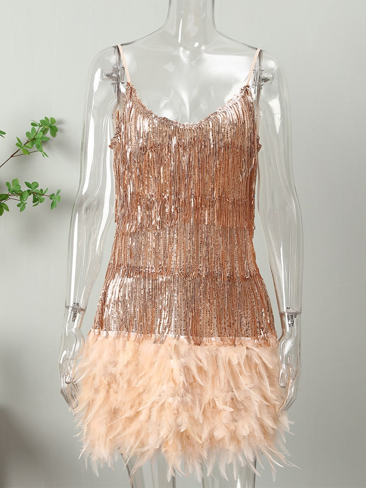 Lia sequin mini dress