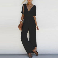 Luciana short sleeve jumpsuit