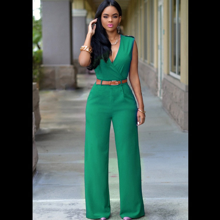 Noemi belt jumpsuit