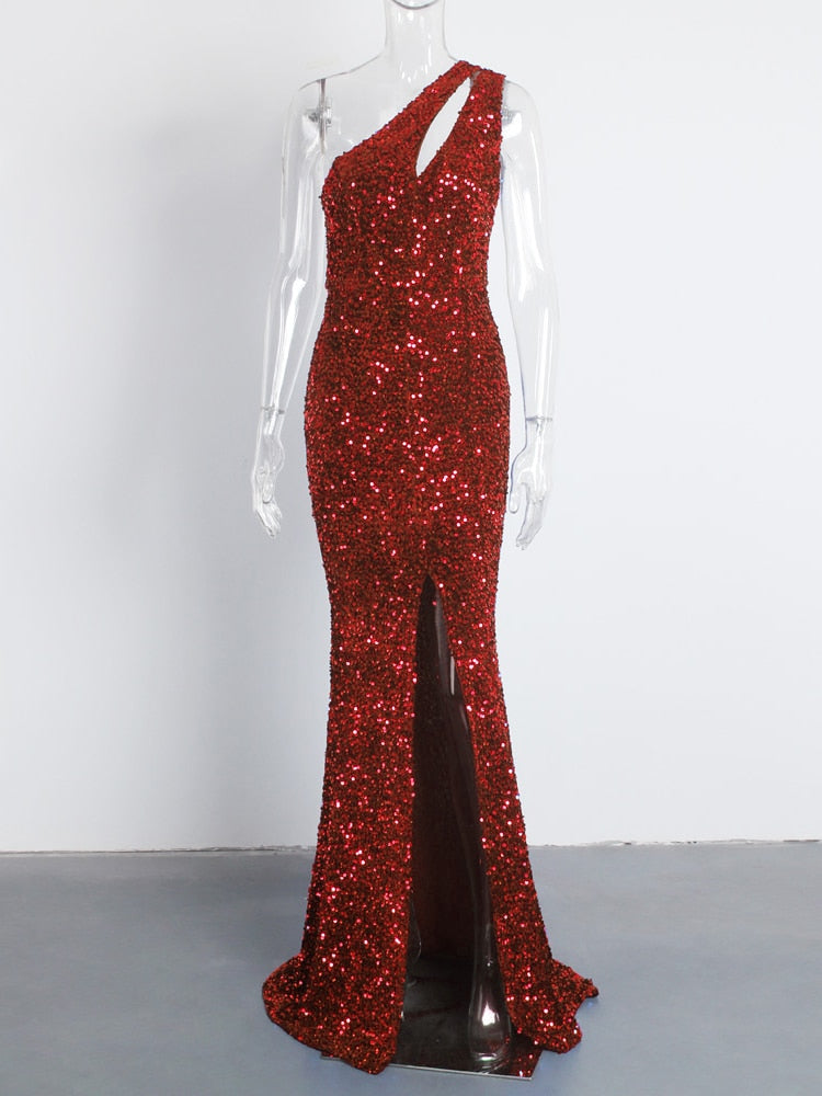 Fatima sequin maxi dress