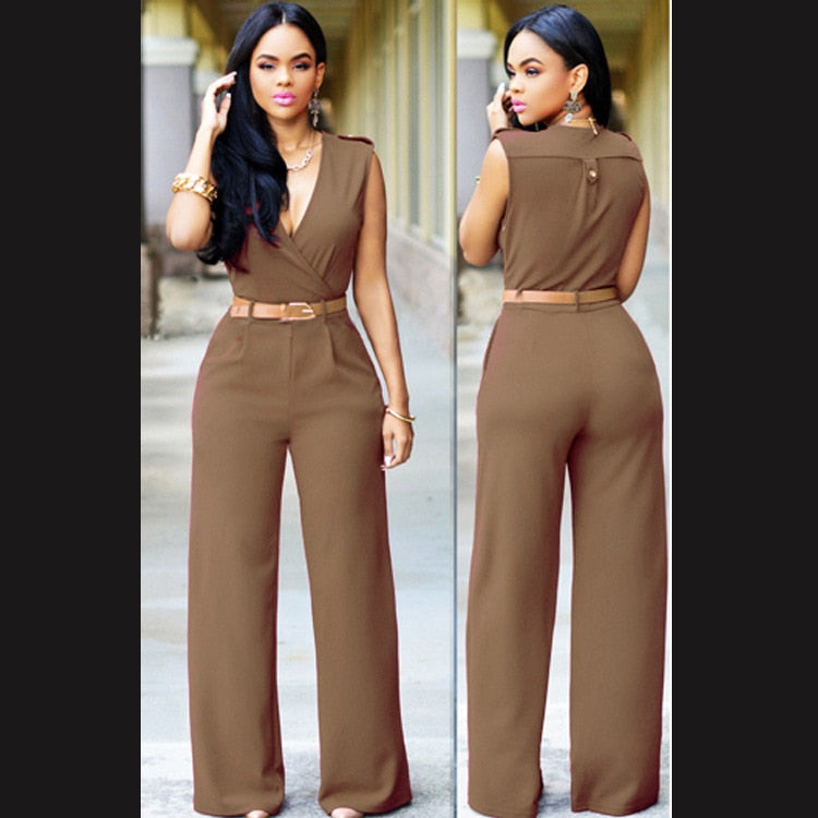 Noemi belt jumpsuit