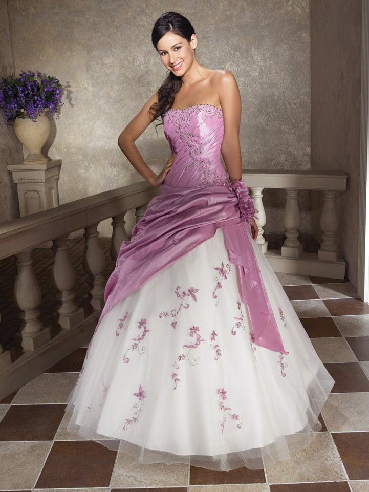 Hannah embroidered ball gown