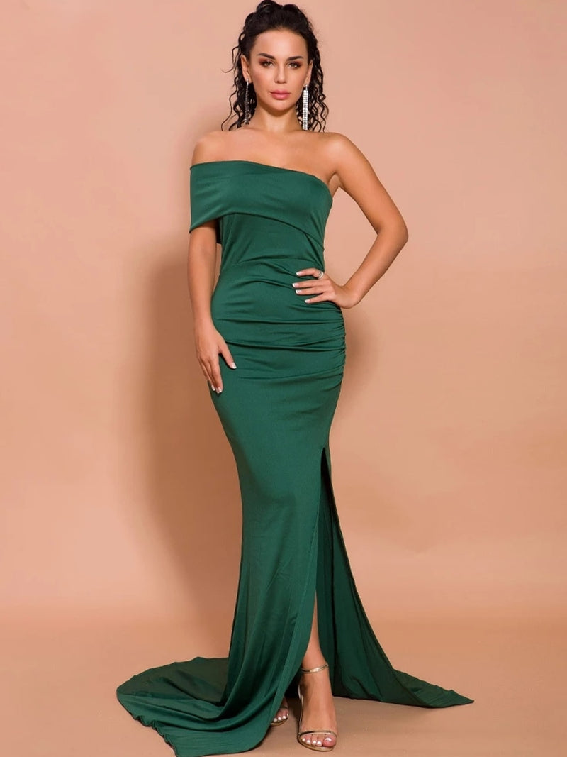 Madelyn off shoulder maxi dress