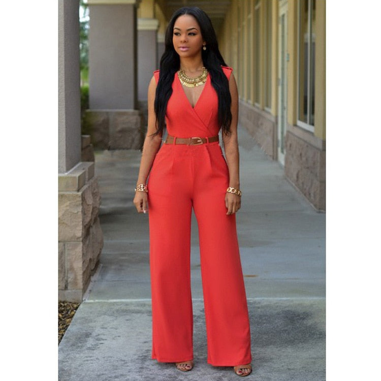 Noemi belt jumpsuit