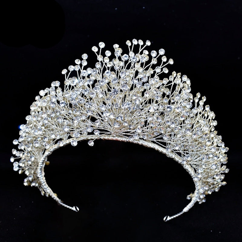 Luxury rhinestone bridal crown